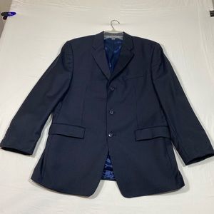 Calvin Klein Pinstripe Wool Blazer Sports Jacket Suit Jacket 40R Men’s N…